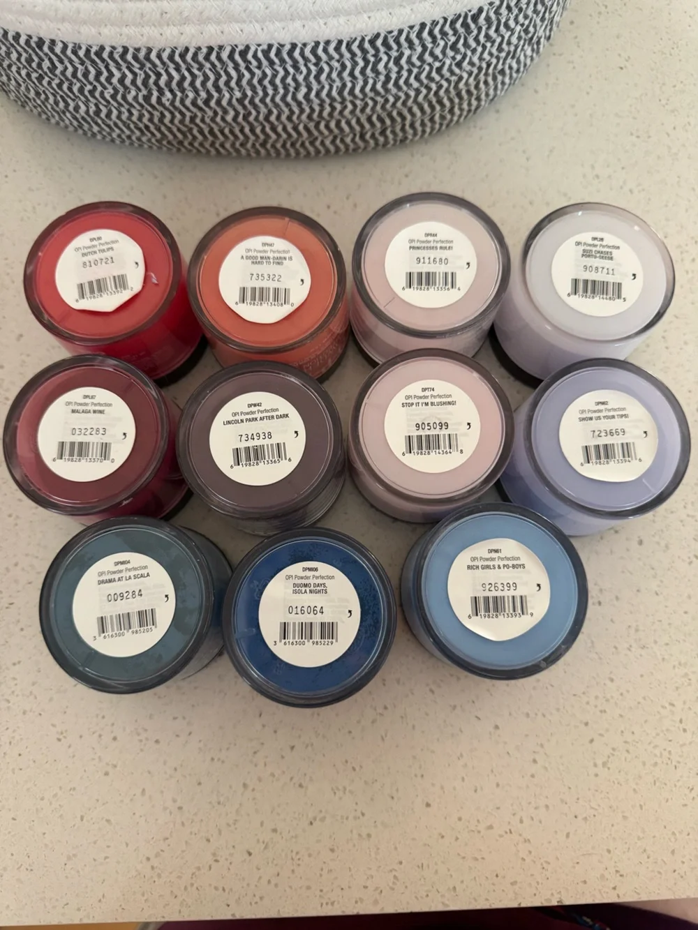 OPI Powder Perfection Dipping Powders - Pink, Red, Blue, Purple Shade Assortment